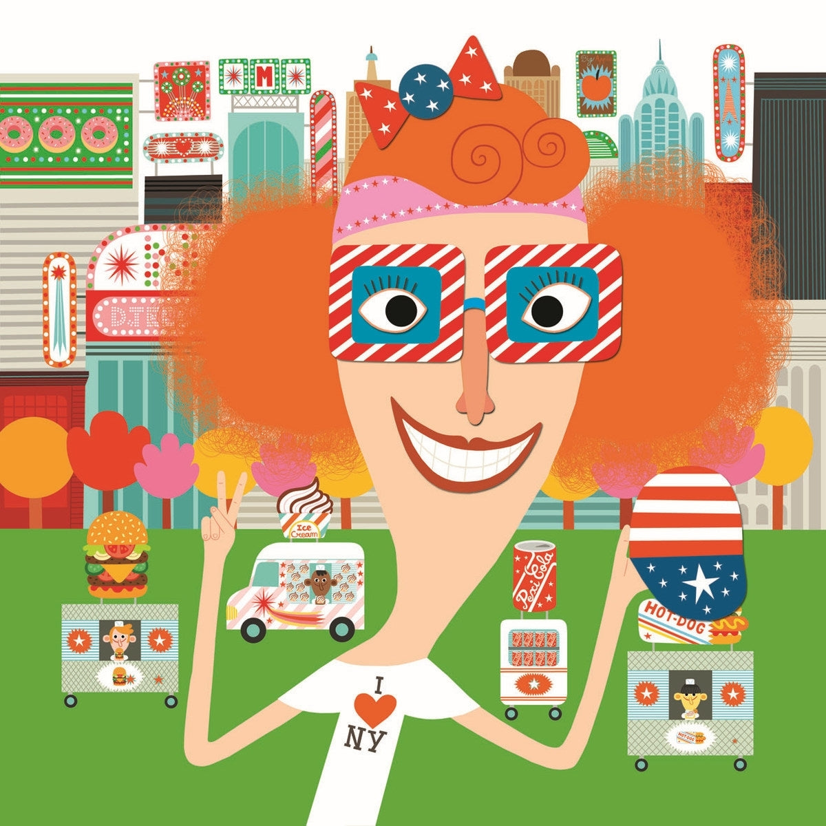 Basteln DJECO Stickerbild : Jeder ist anders