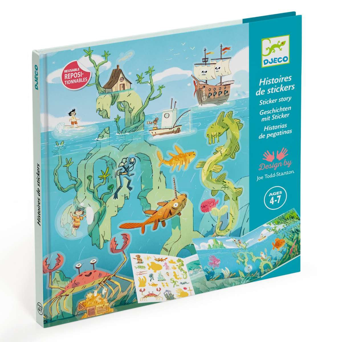 Stickerbuch: Meeresabenteuer
