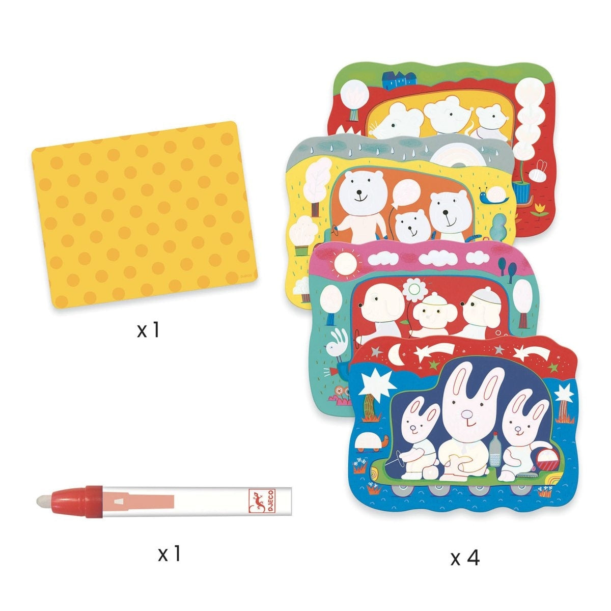 Malen DJECO Wassermalen: Auf der Straße verborgen