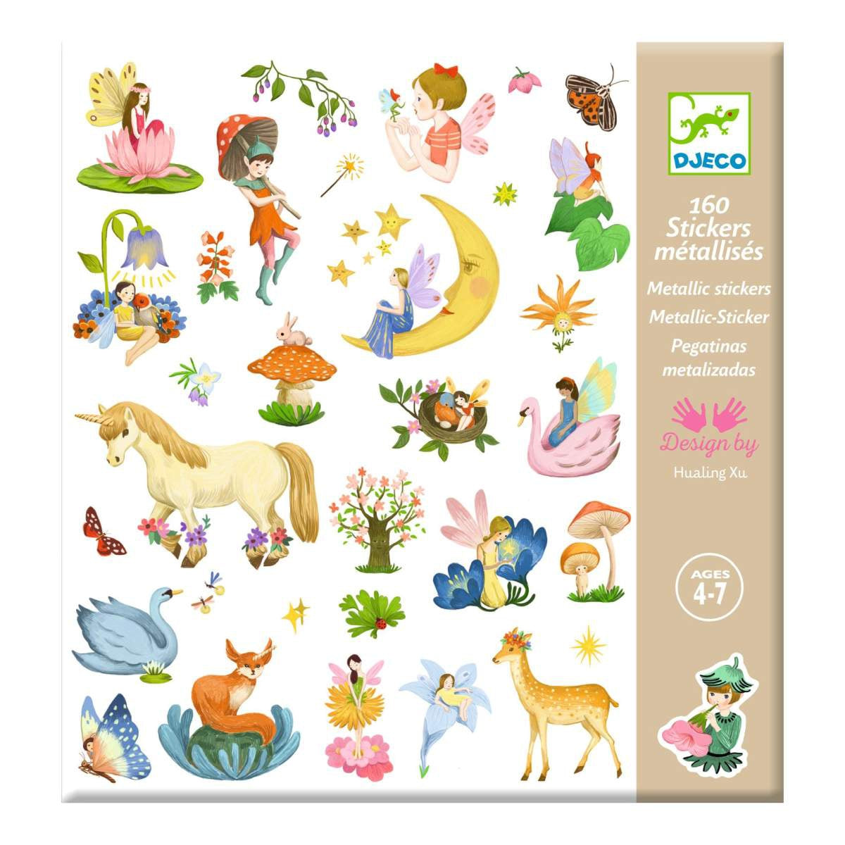Basteln DJECO Sticker: Fantasie