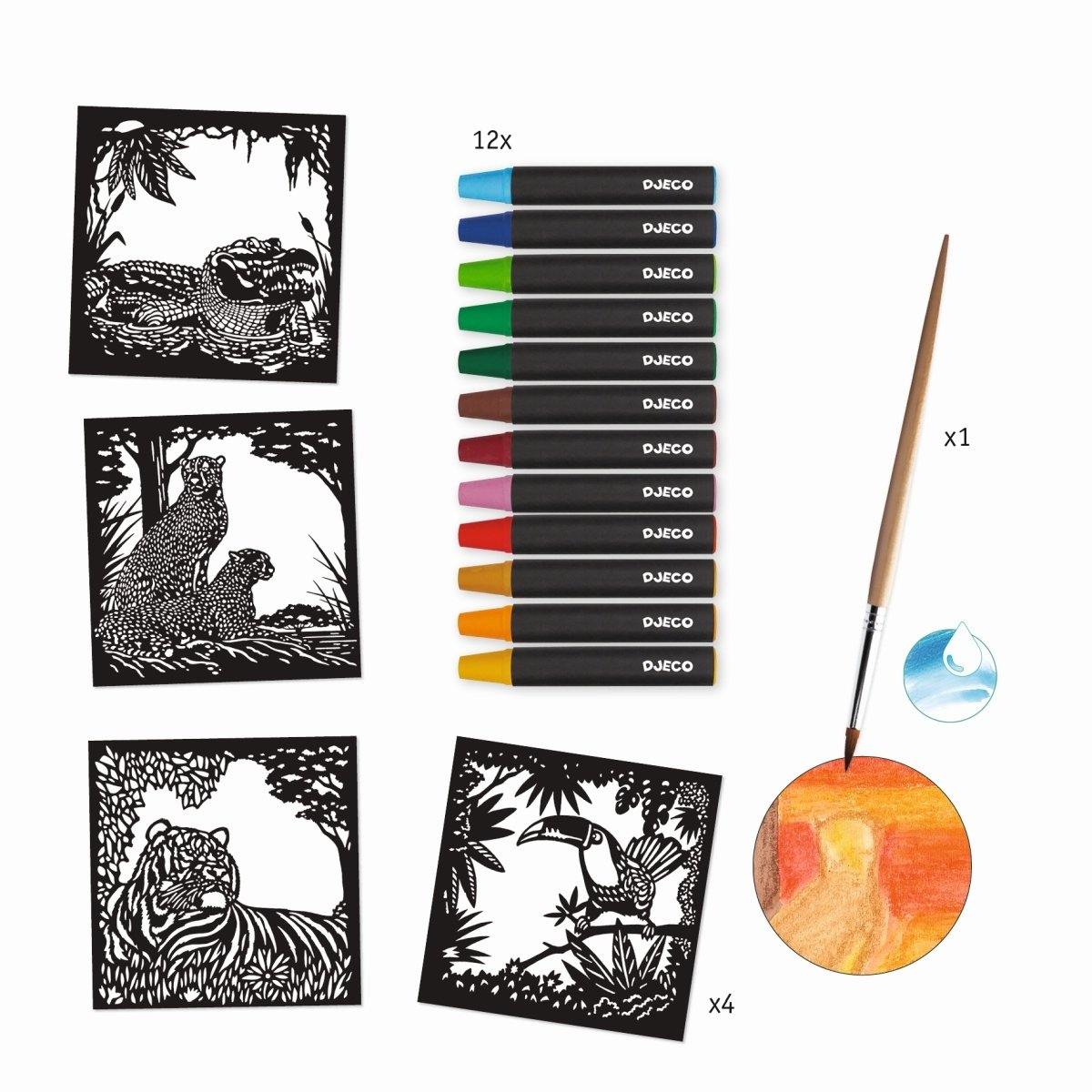 Malen DJECO Workshop: Laserschnitt