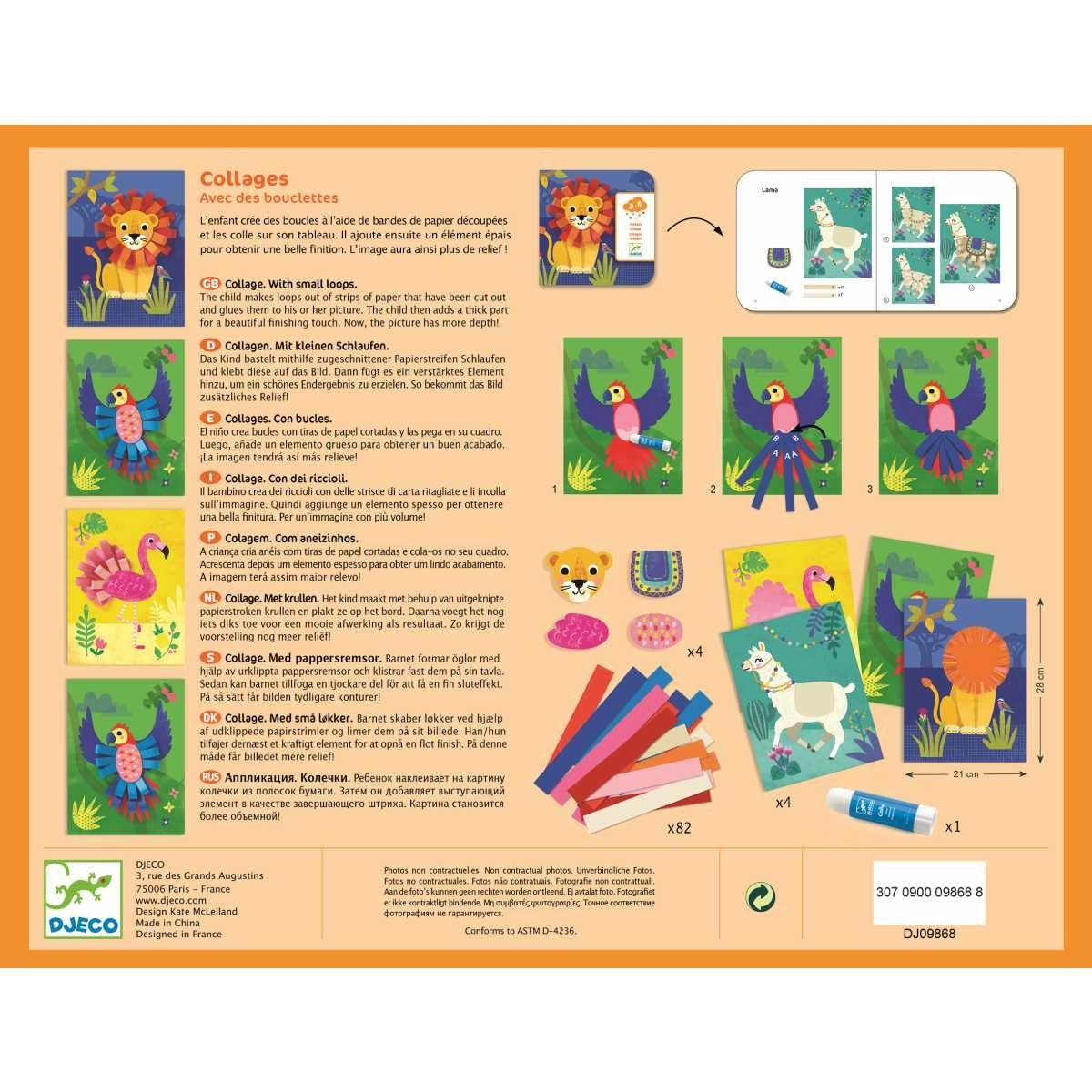 Basteln DJECO Bastelpackung: Schleifen