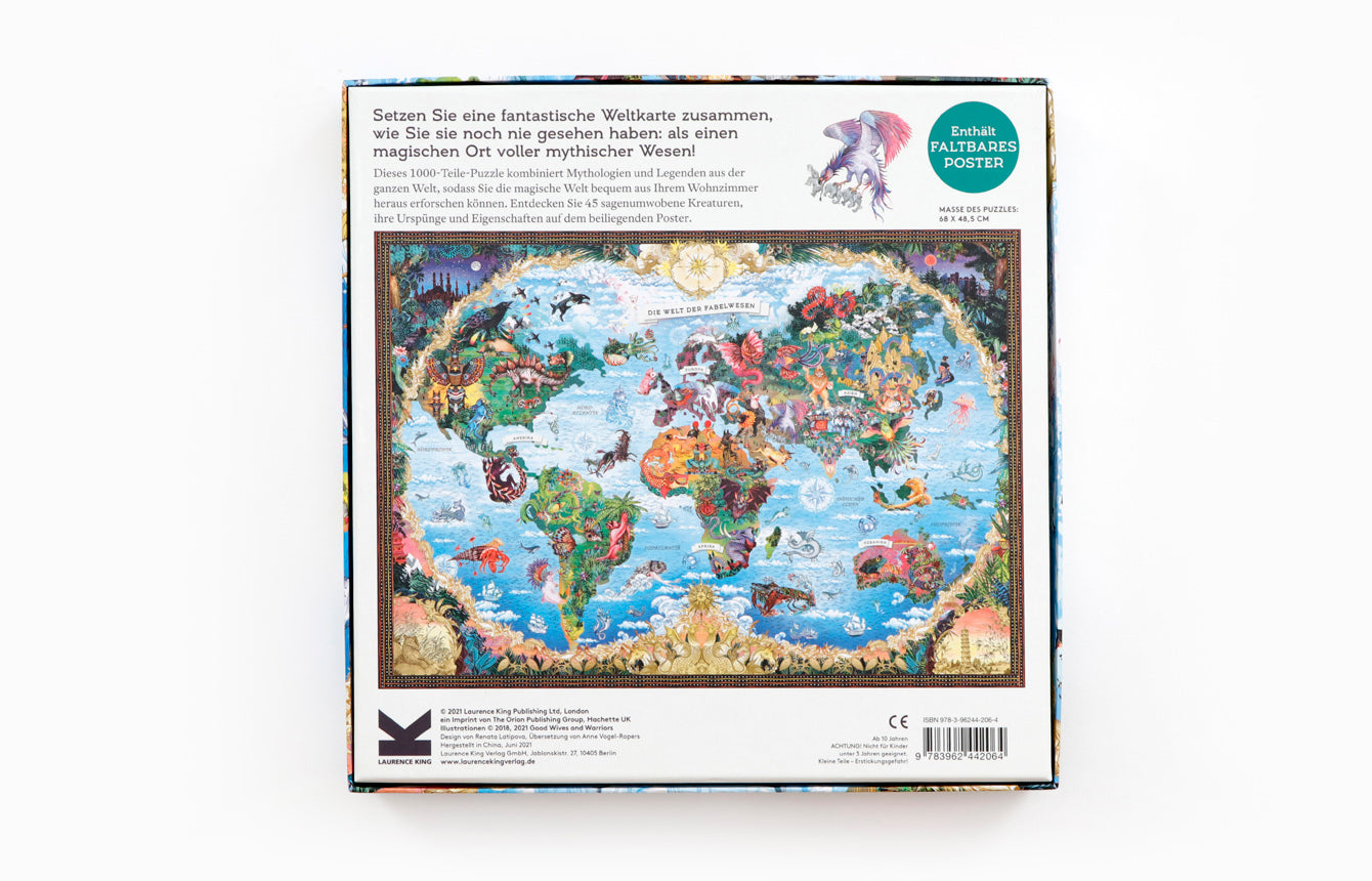 Puzzles Laurence King Verlag Die Welt der Fabelwesen