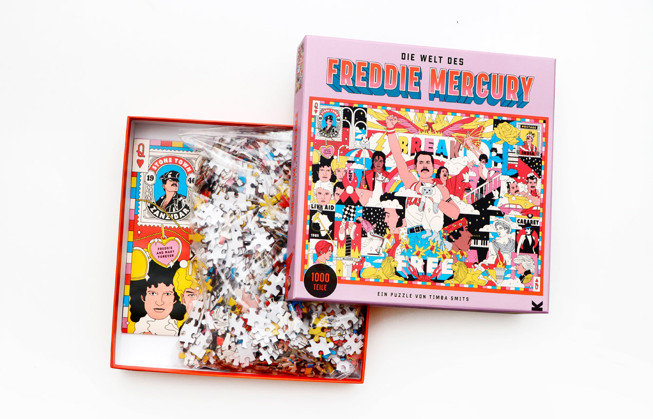 Puzzles Laurence King Verlag Die Welt des Freddy Mercury
