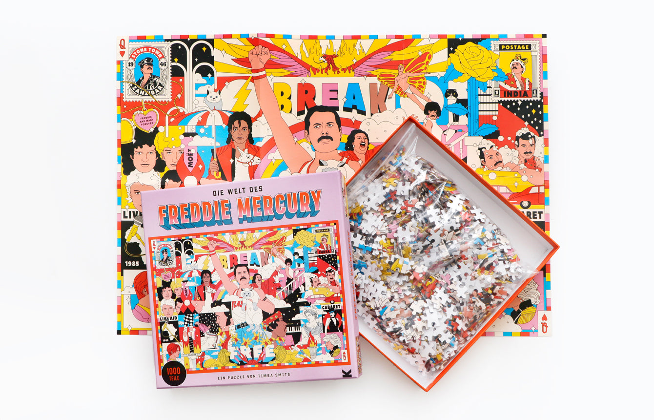 Puzzles Laurence King Verlag Die Welt des Freddy Mercury