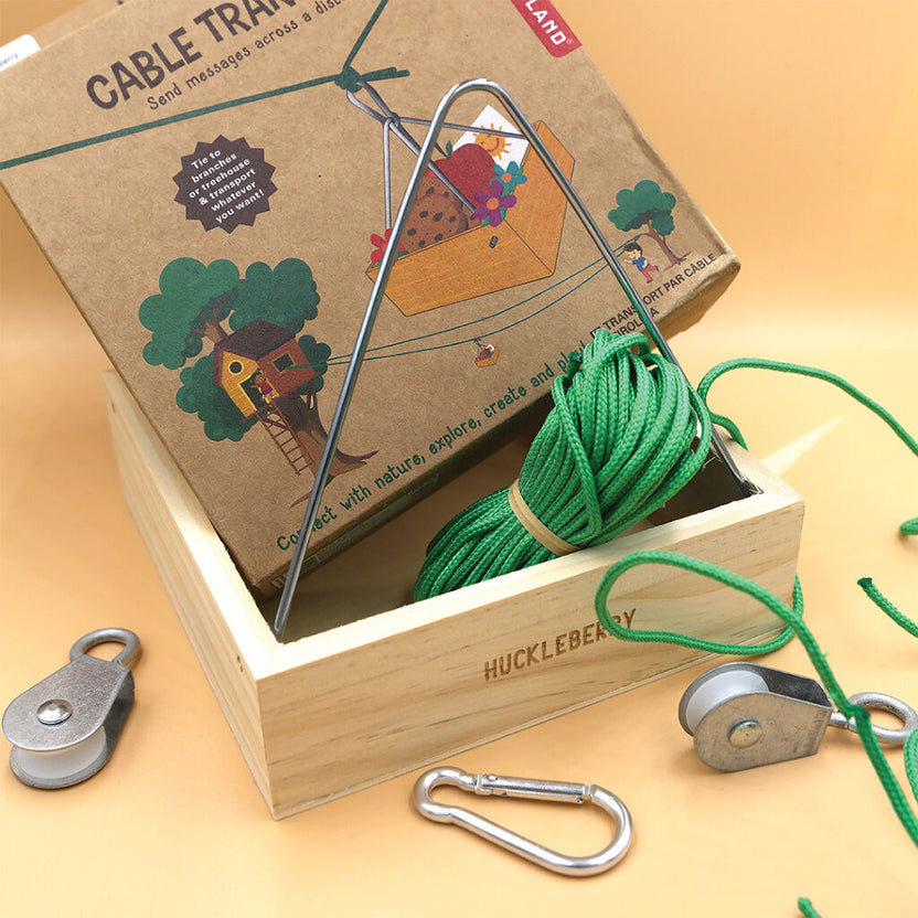 Bastelsets kikkerland Huckleberry - Transportseilbahn