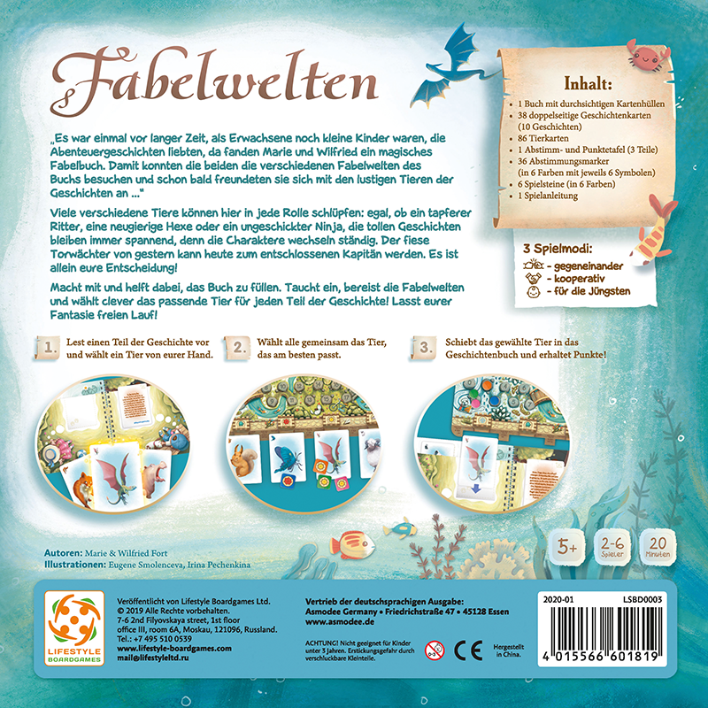 Gesellschaftsspiel Asmodee Fabelwelten
