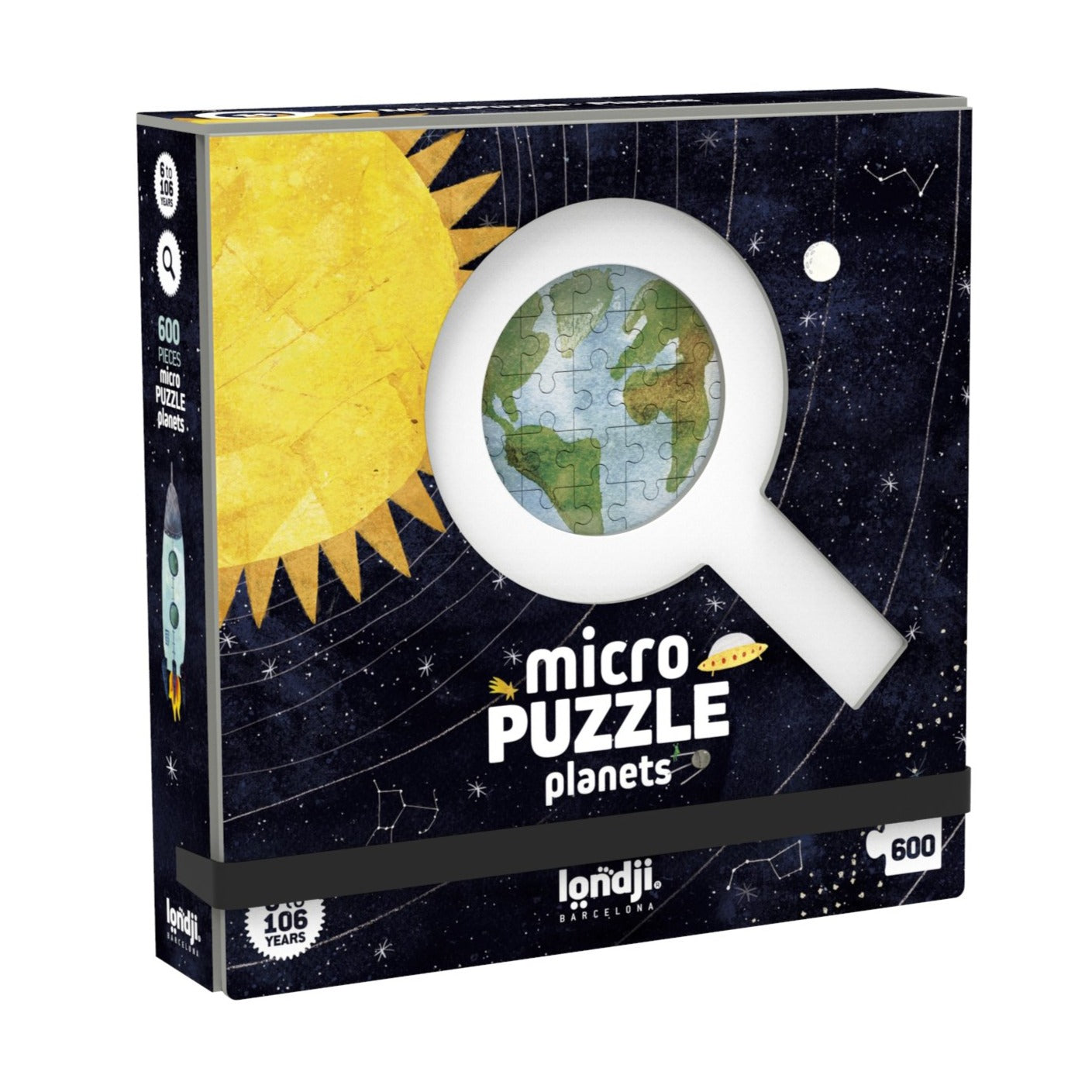 Puzzle Londji Micropuzzle 600pcs - Discover the Planets