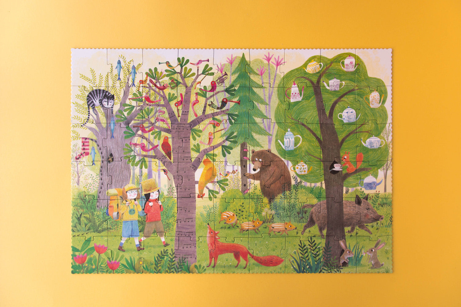 Puzzle Londji Puzzle - Night&Day in the Forest