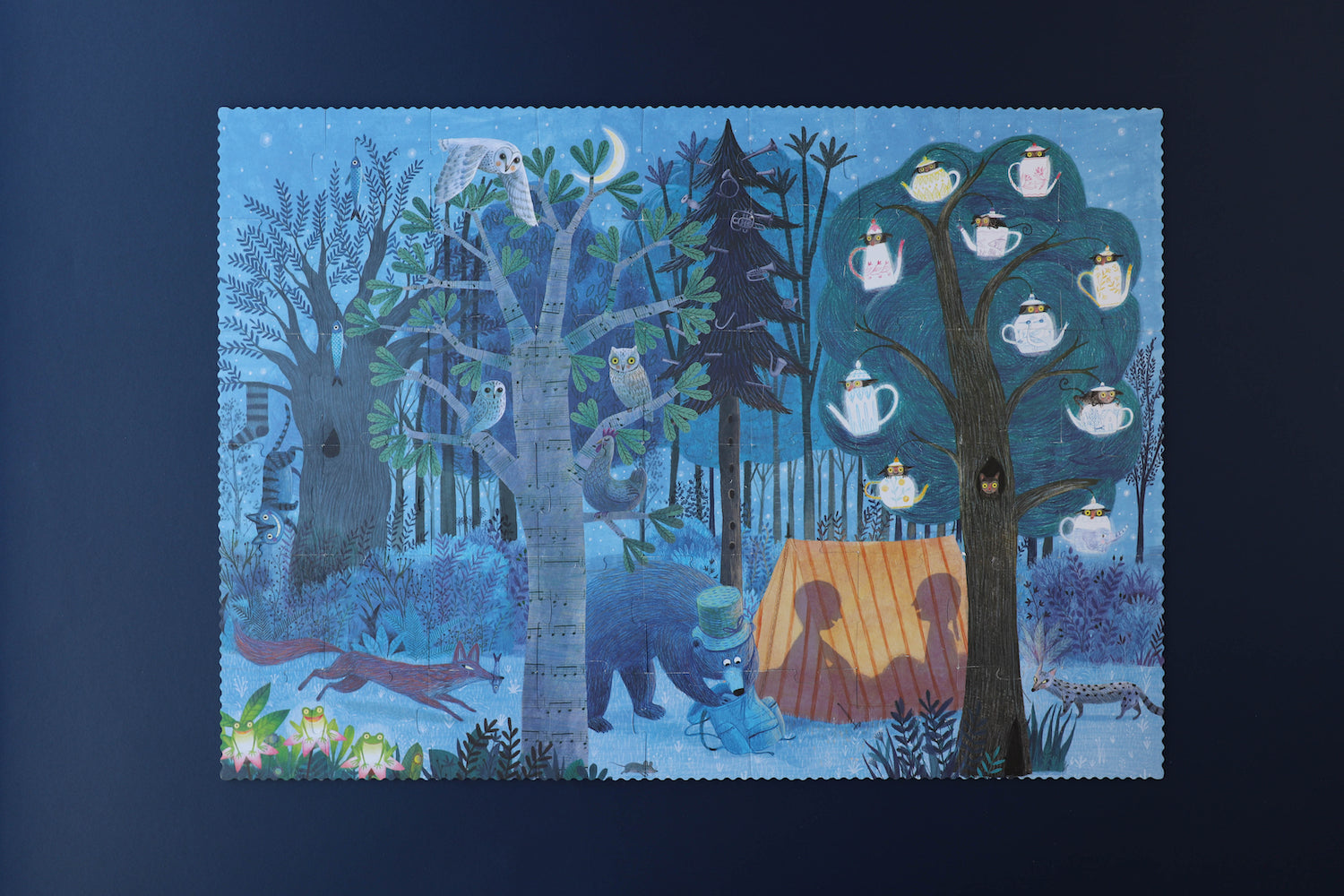 Puzzle Londji Puzzle - Night&Day in the Forest