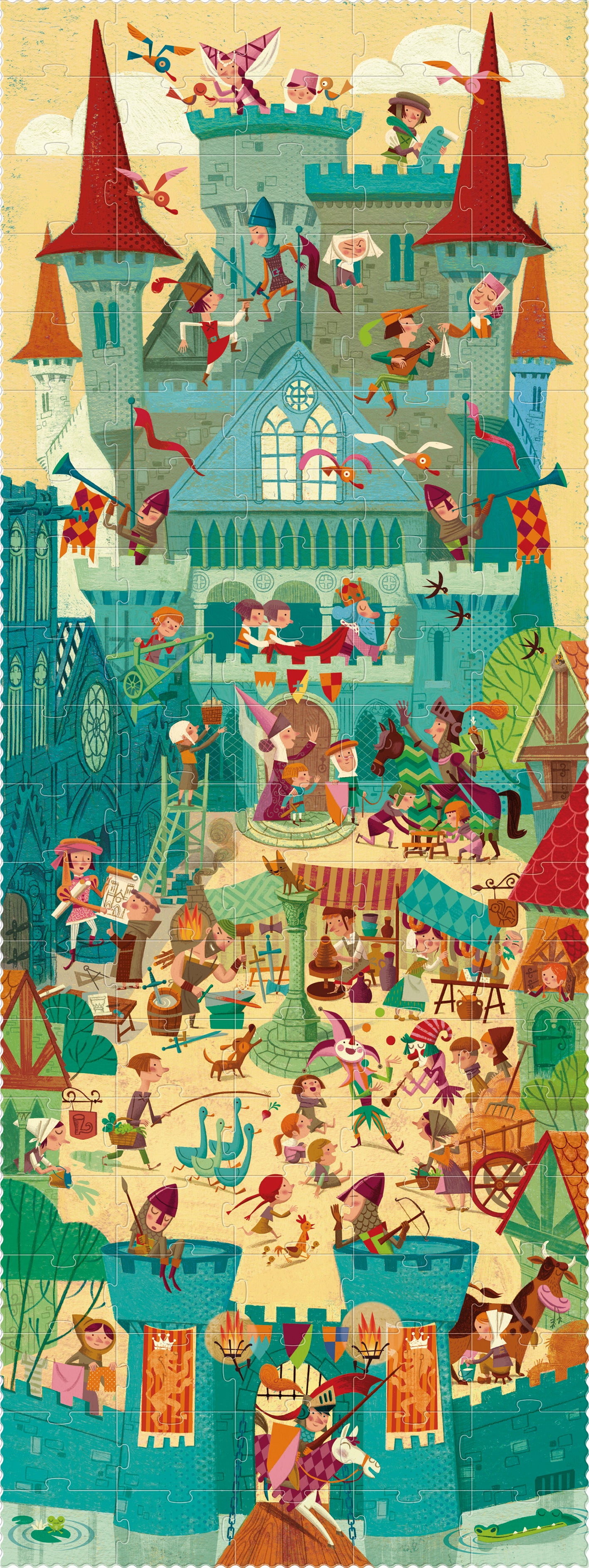 Puzzle Londji Puzzle - Go to the medieval Times