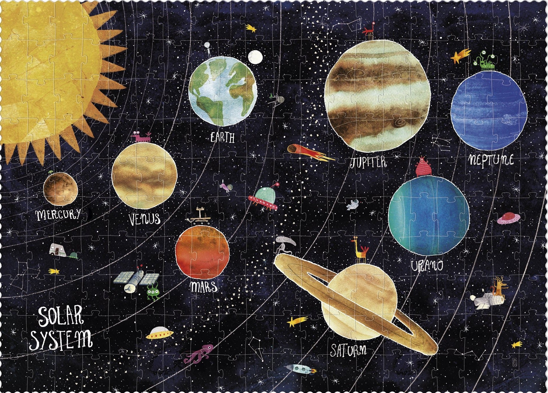 Puzzle Londji Puzzle - Discover the Planets