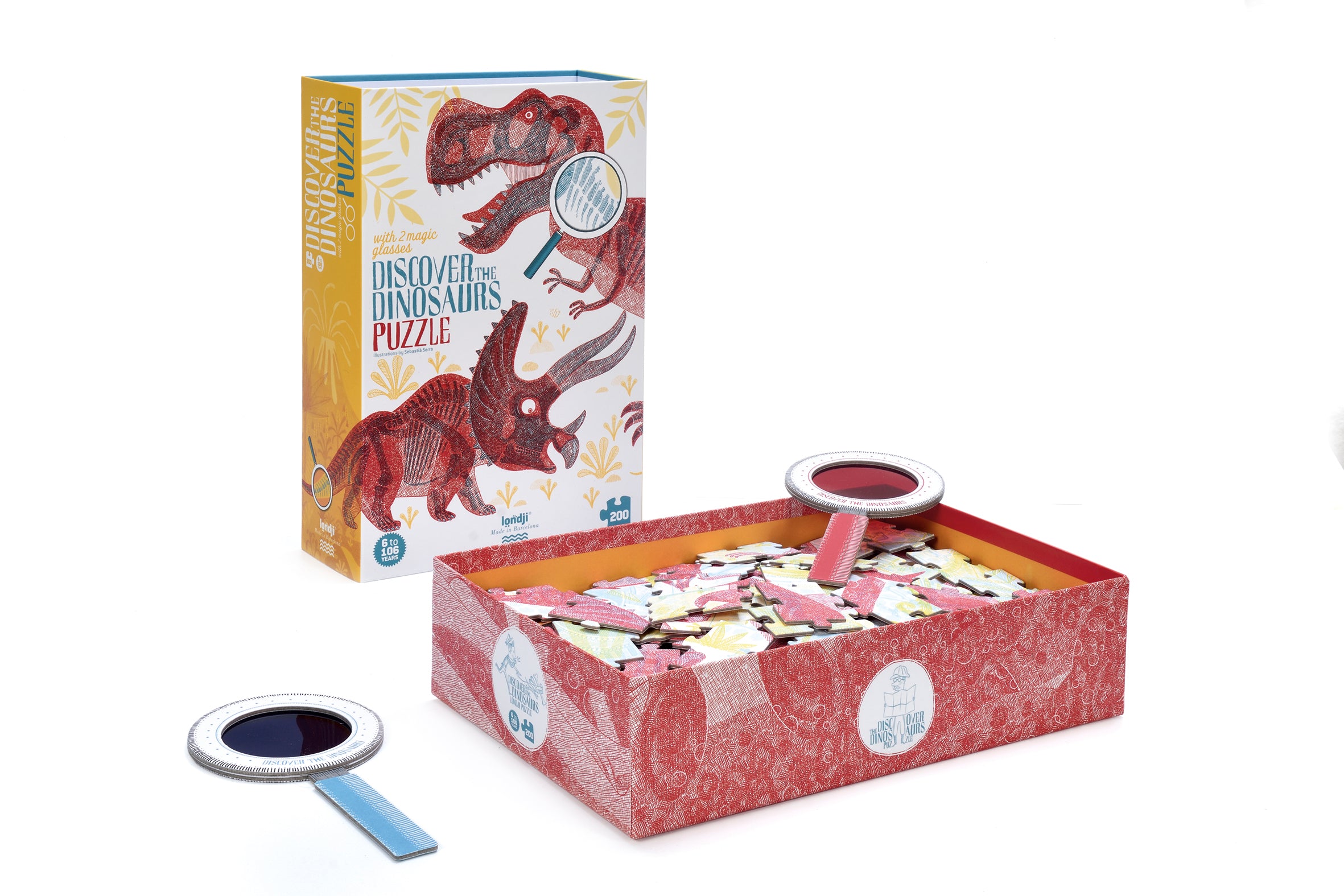 Puzzle Londji Puzzle - Discover the Dinosaurs