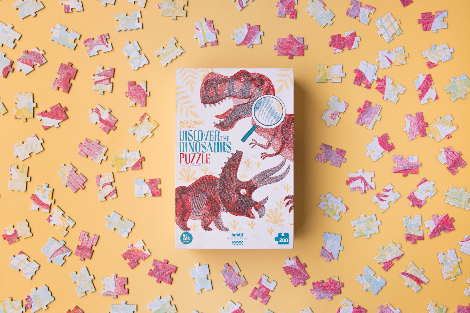 Puzzle Londji Puzzle - Discover the Dinosaurs