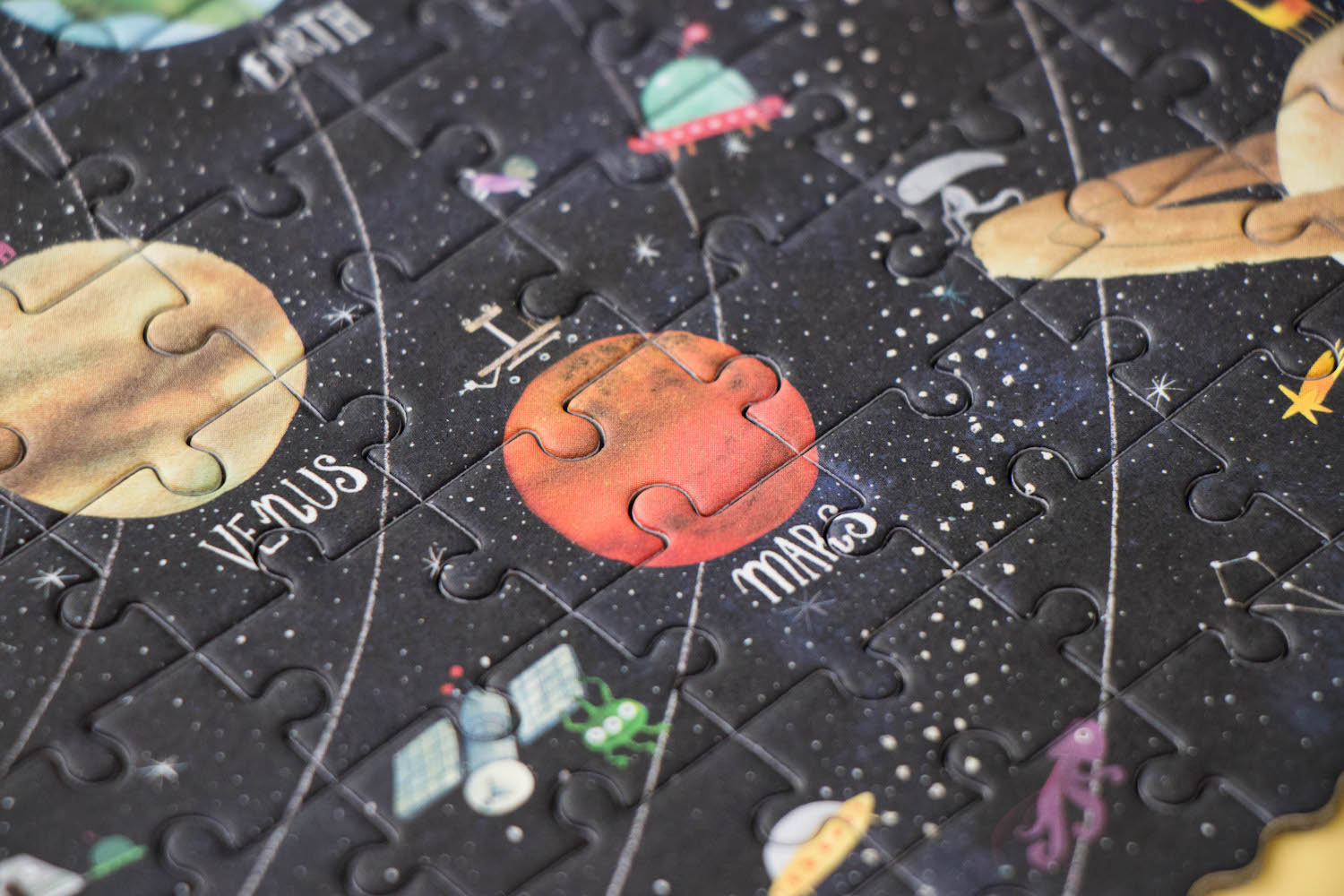 Puzzle Londji Pocket Puzzle - Discover the Planets -100 pcs