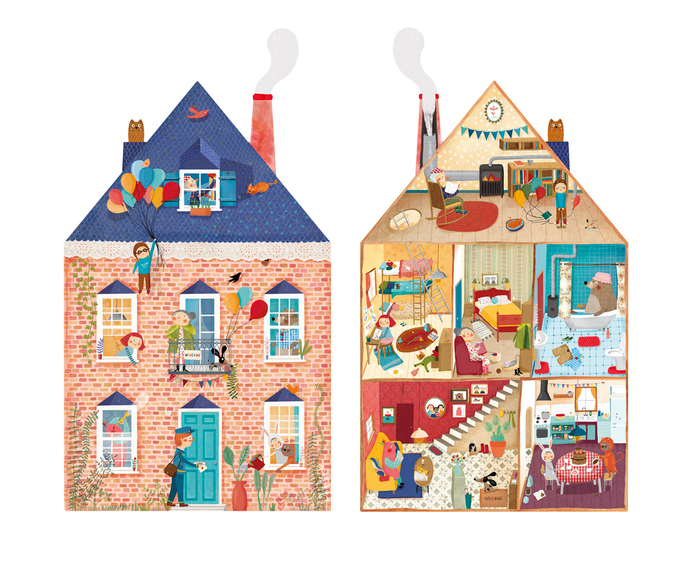 Puzzle Londji Puzzle - Welcome to my Home
