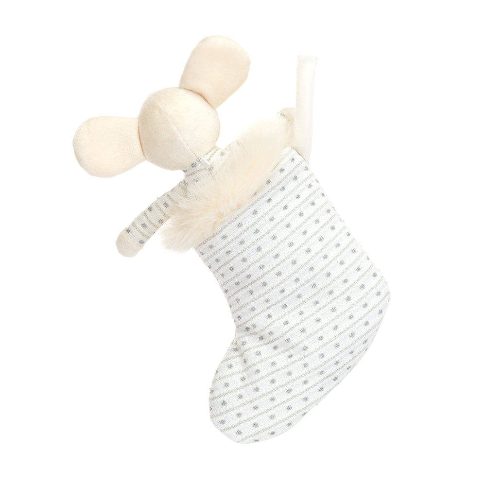 Plüschtier Jellycat Shimmer Stocking Mouse (Maus)