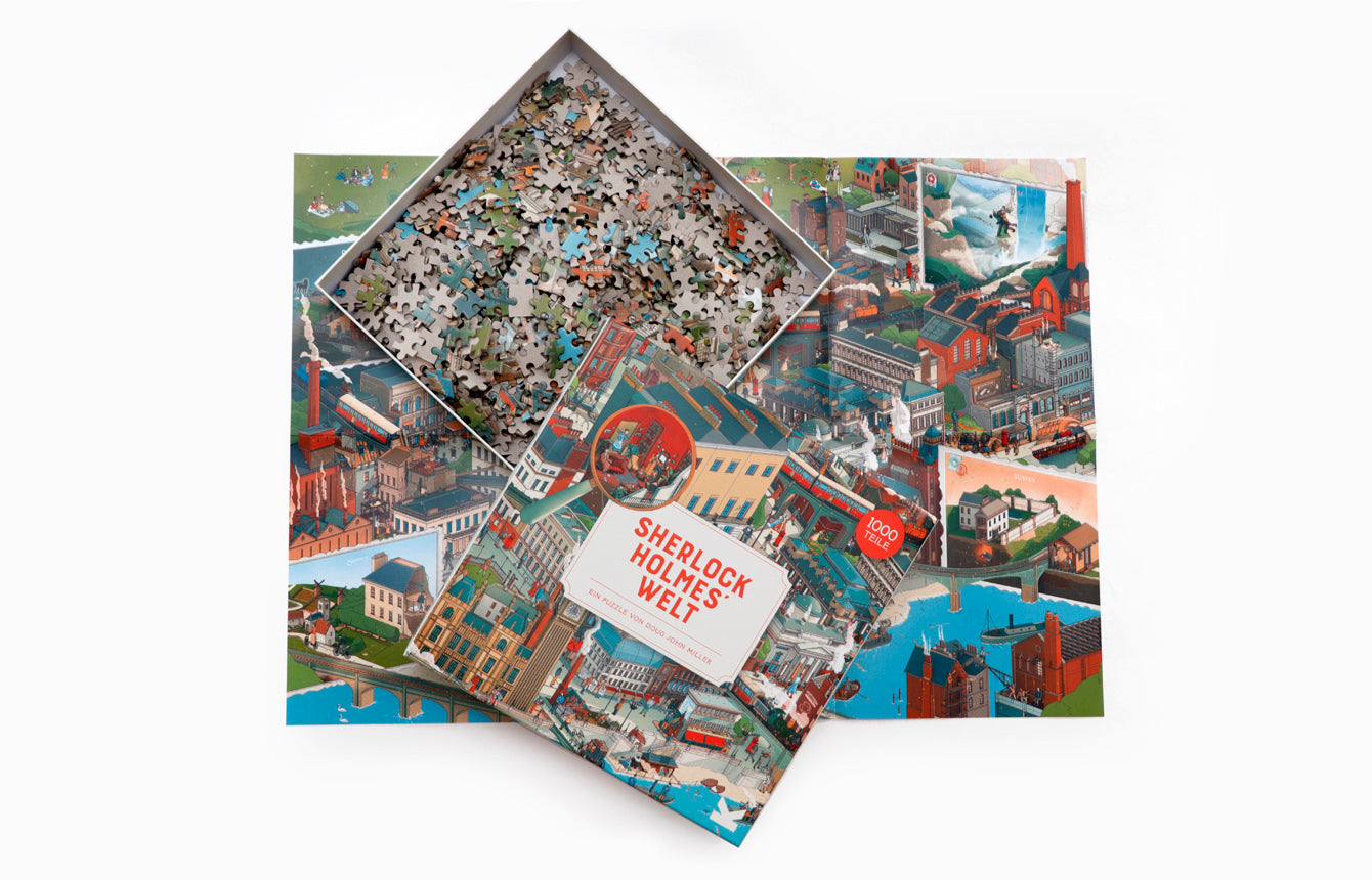 Puzzles Laurence King Verlag Sherlock Holmes` Welt