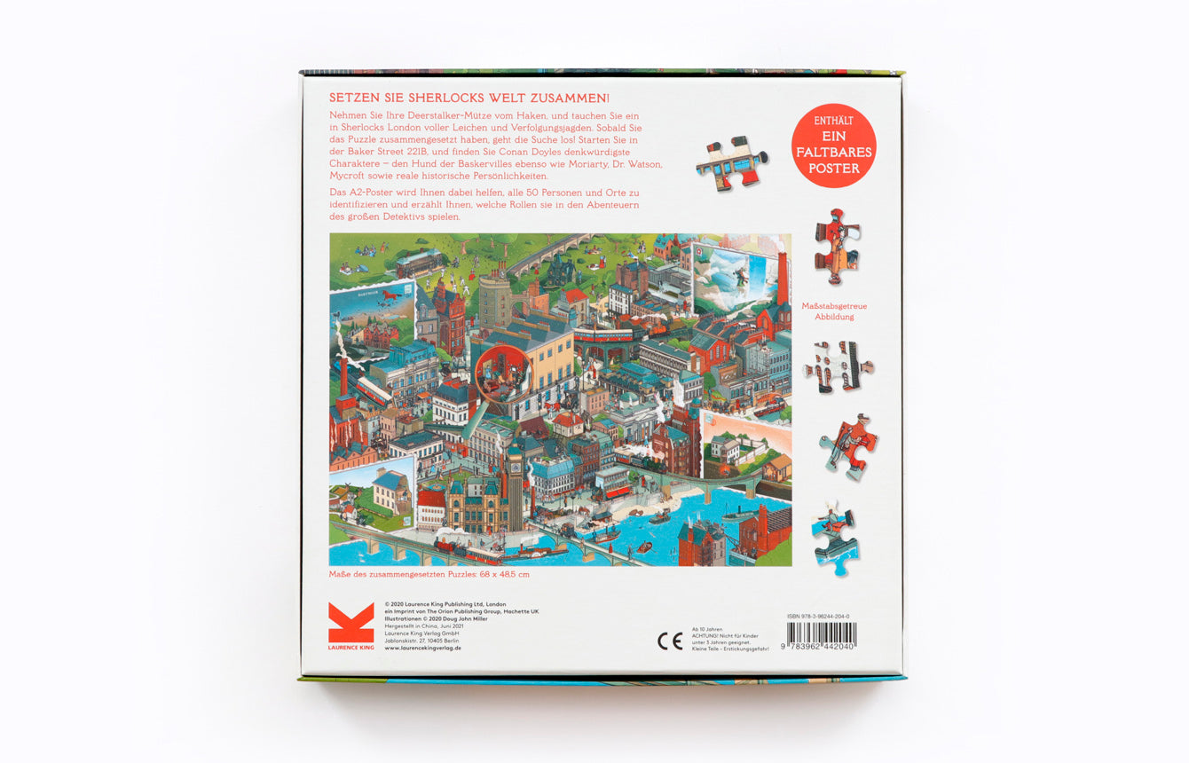 Puzzles Laurence King Verlag Sherlock Holmes` Welt