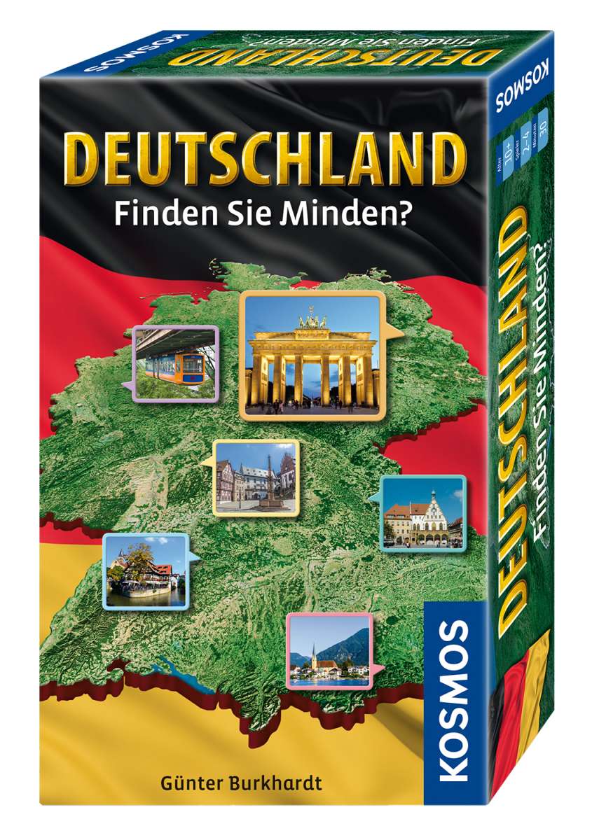 Gesellschaftsspiel KOSMOS Deutschland - Finden Sie Minden? (Mitbringspiel)