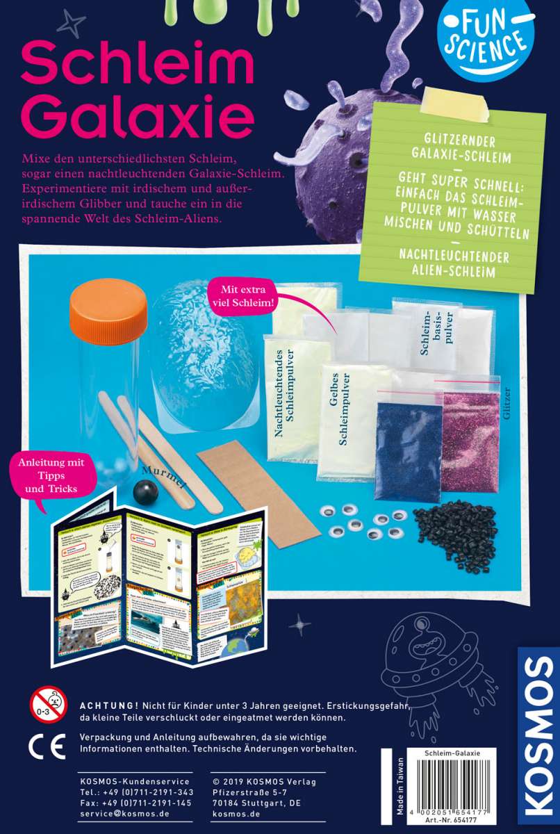 Experiment KOSMOS Fun Science Schleim-Galaxie