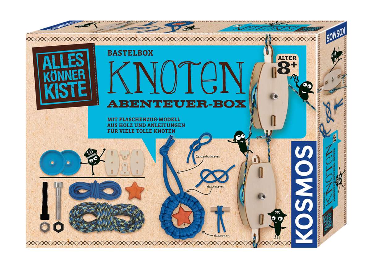 Basteln KOSMOS Knoten Abenteuer-Box