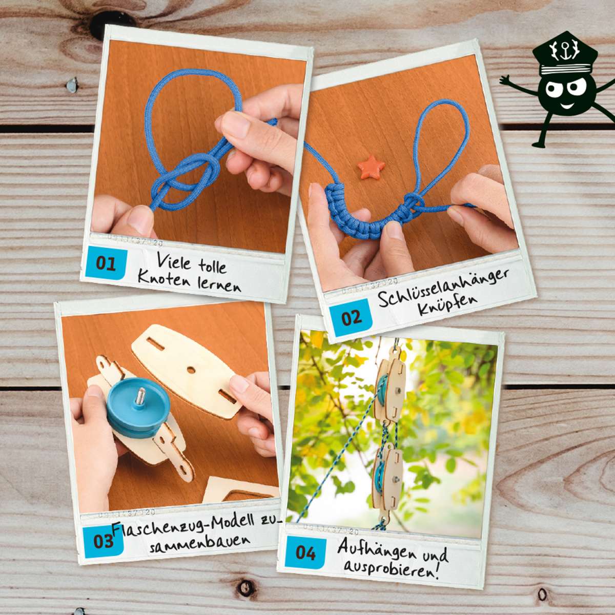 Basteln KOSMOS Knoten Abenteuer-Box