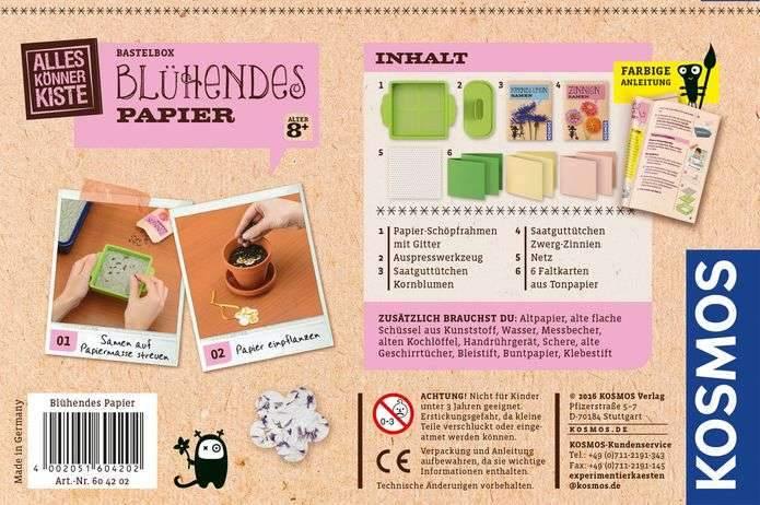 Basteln KOSMOS Blühendes Papier