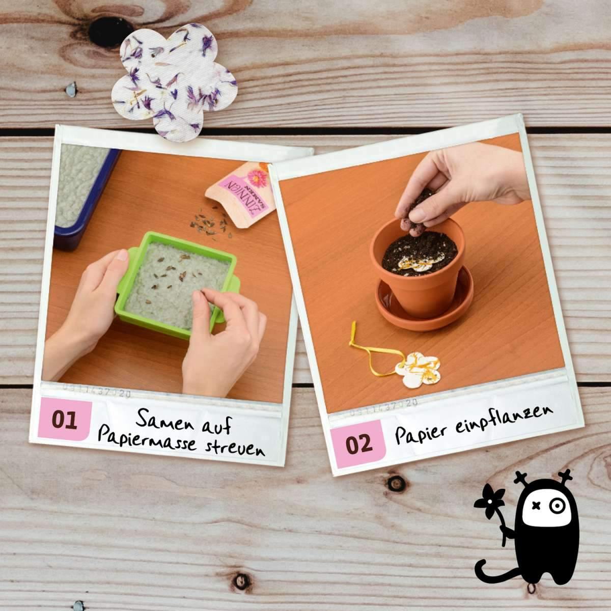 Basteln KOSMOS Blühendes Papier