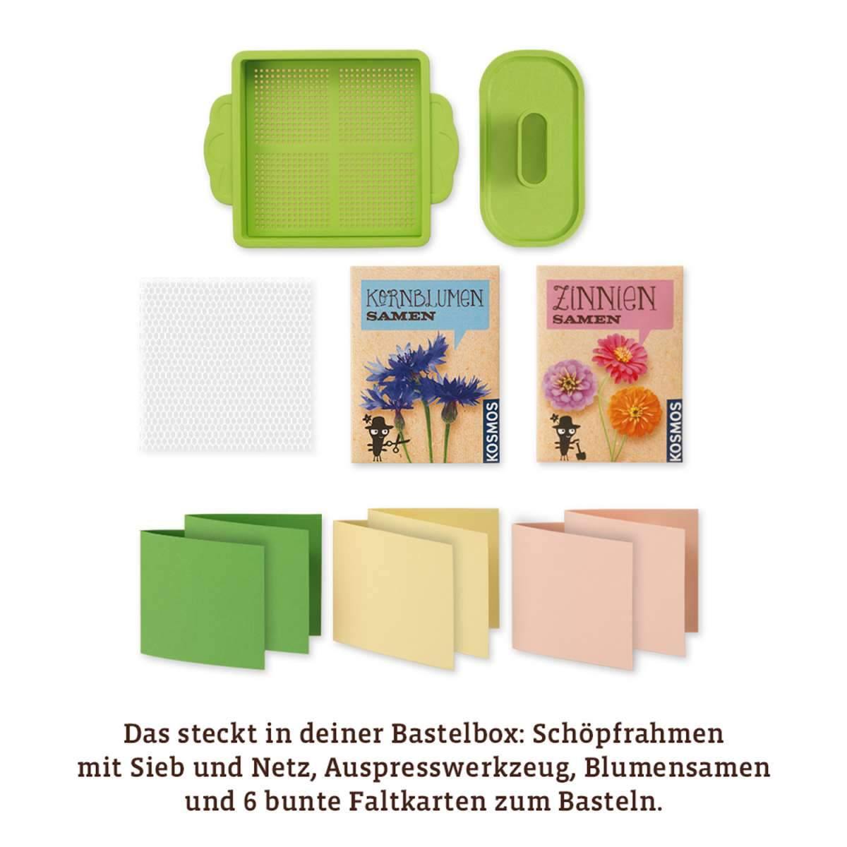 Basteln KOSMOS Blühendes Papier