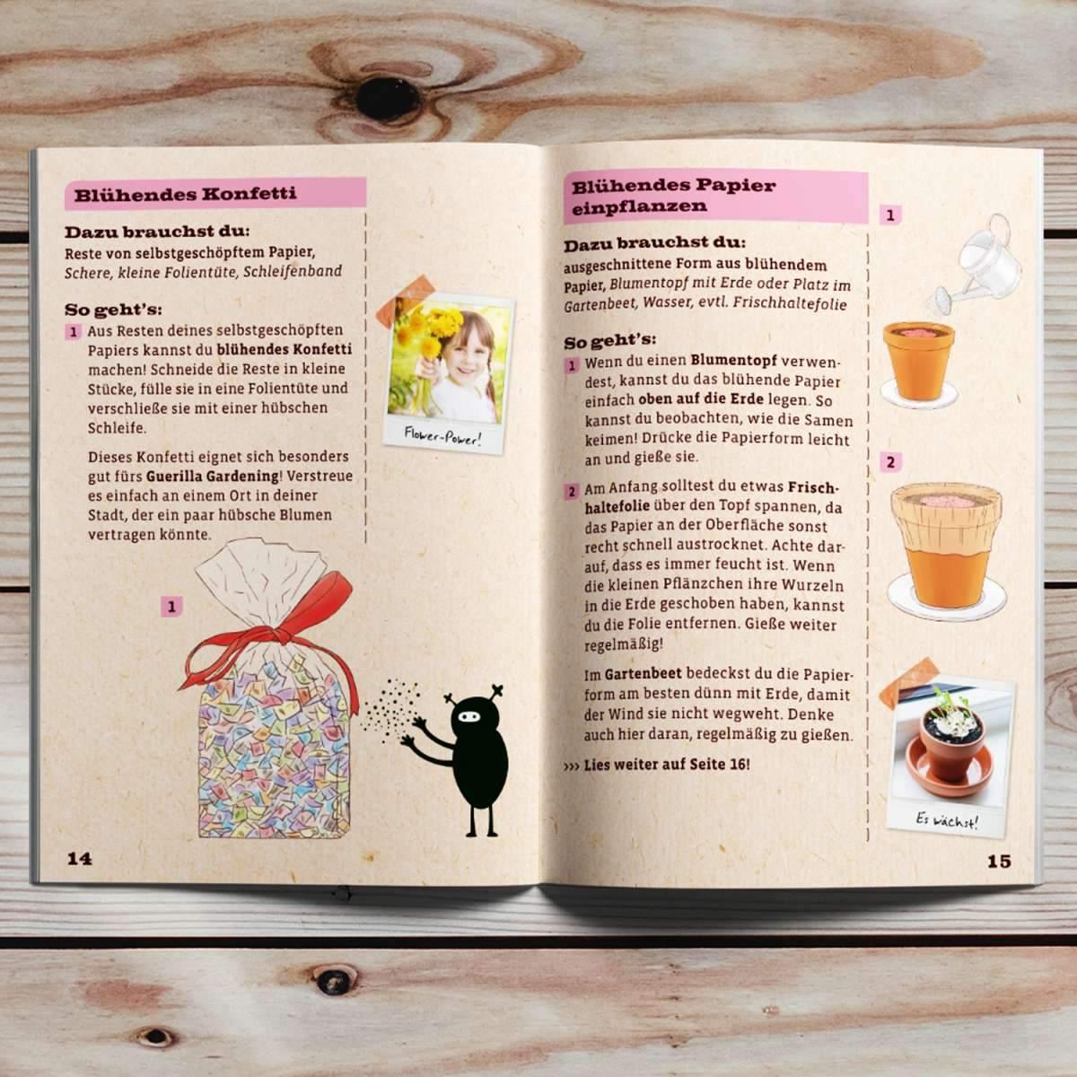 Basteln KOSMOS Blühendes Papier