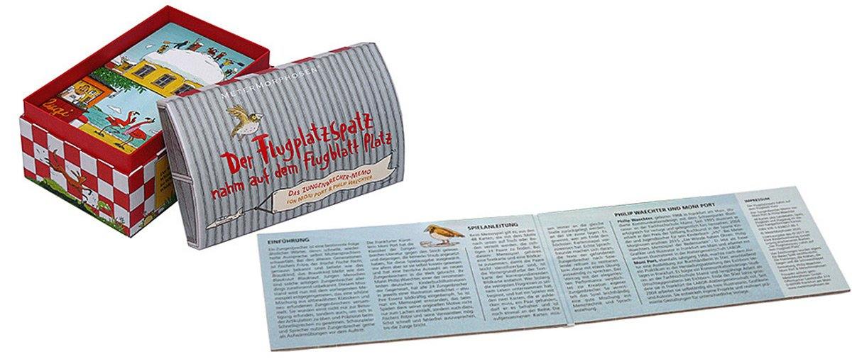Spiel Metermorphosen Der Flugplatzspatz nahm auf dem Flugblatt Platz