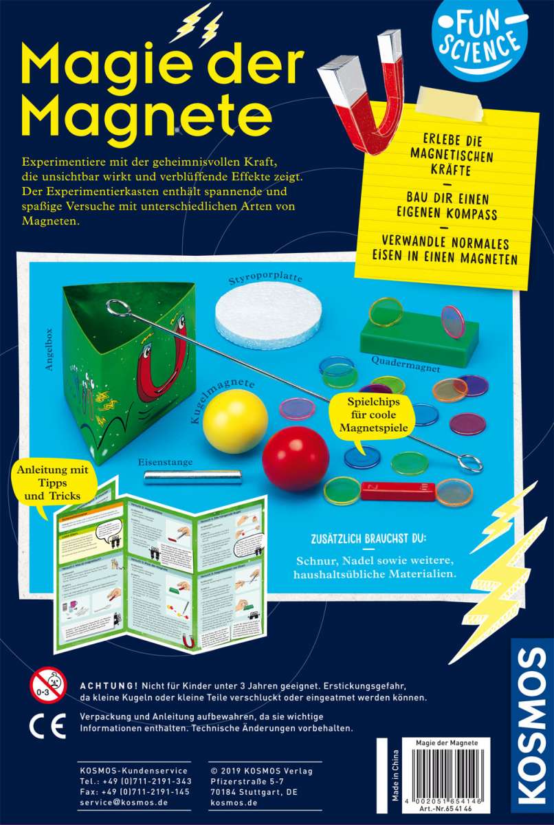 Experiment KOSMOS Fun Science Magie der Magnete
