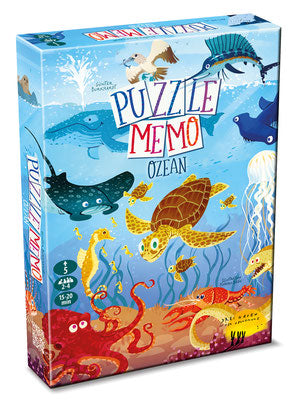 Gesellschaftsspiel Drei Hasen in der Abendsonne Puzzle-Memo Ozean