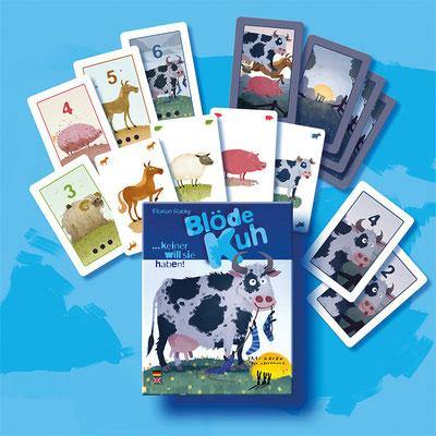 Kartenspiel Drei Hasen in der Abendsonne Blöde Kuh