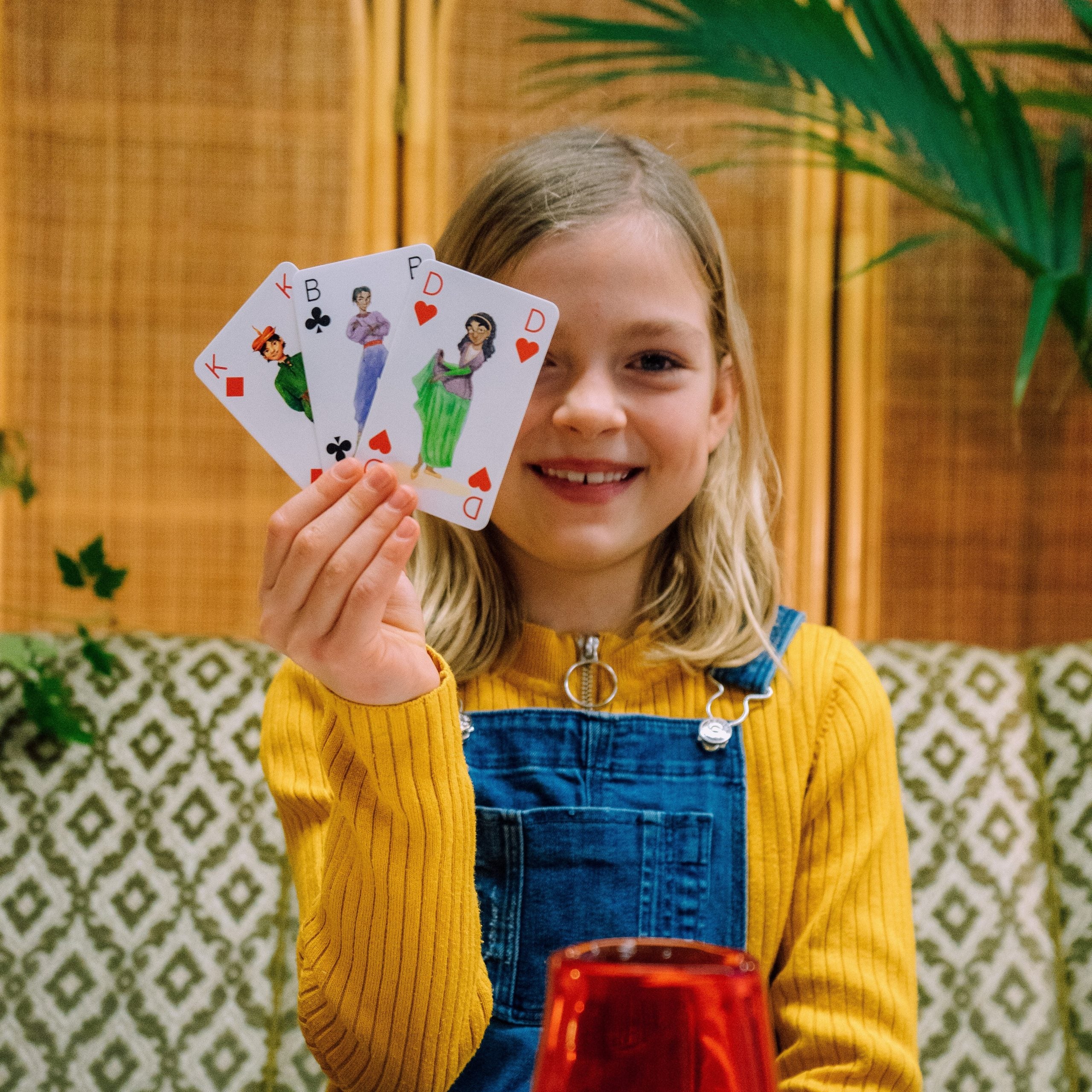 Kartenspiel Hautfarben Spielköpfe Kinderkarten