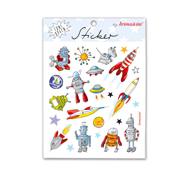 Sonstiges krima & isa Sticker Raumfahrt