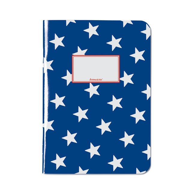 Sonstiges krima & isa Notizheft Sterne Dunkelblau