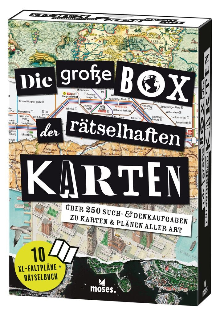 Sonstiges Moses Verlag Die große Box der rätselhaften Karten