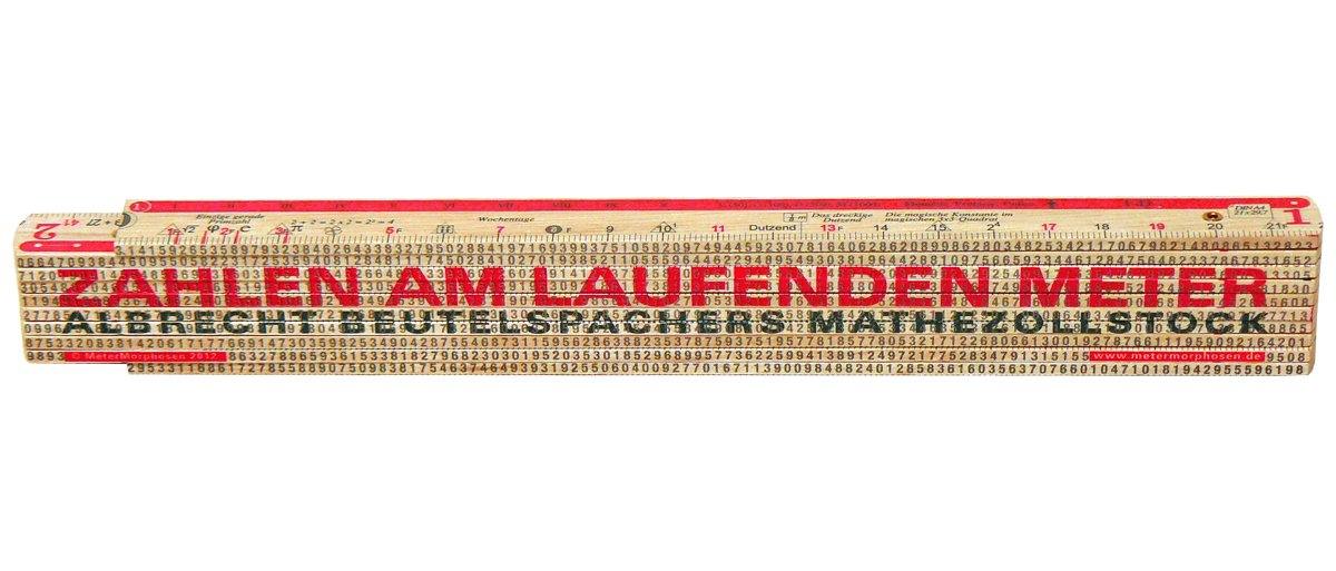 Zollstock Metermorphosen Der Mathe Zollstock - Zahlen am laufenden Meter