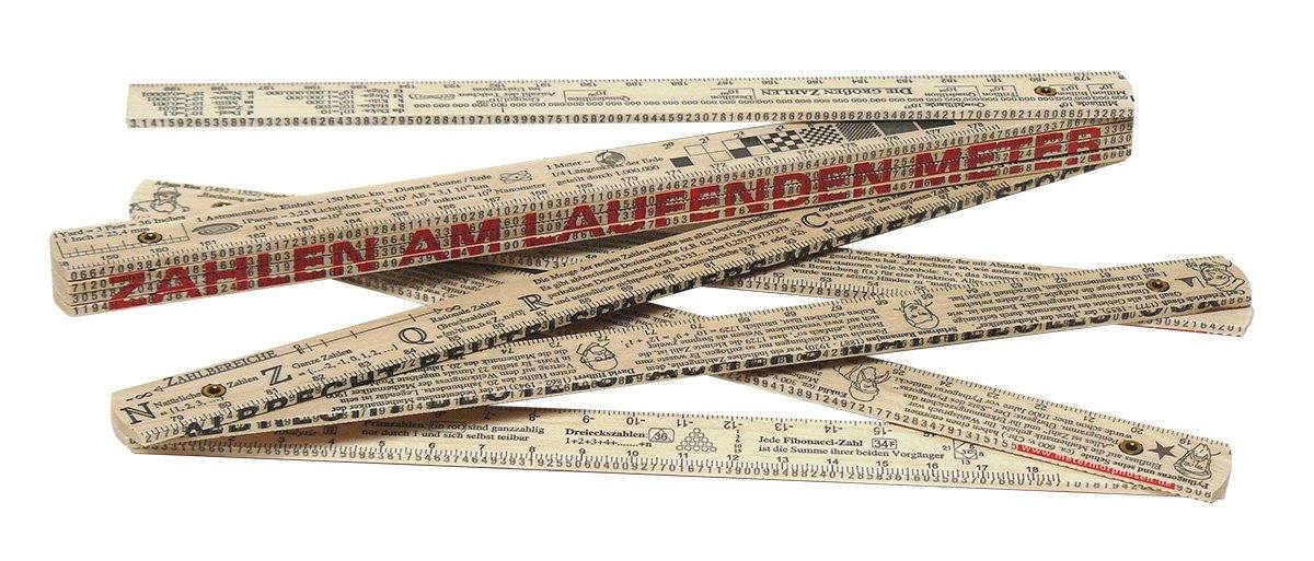 Zollstock Metermorphosen Der Mathe Zollstock - Zahlen am laufenden Meter