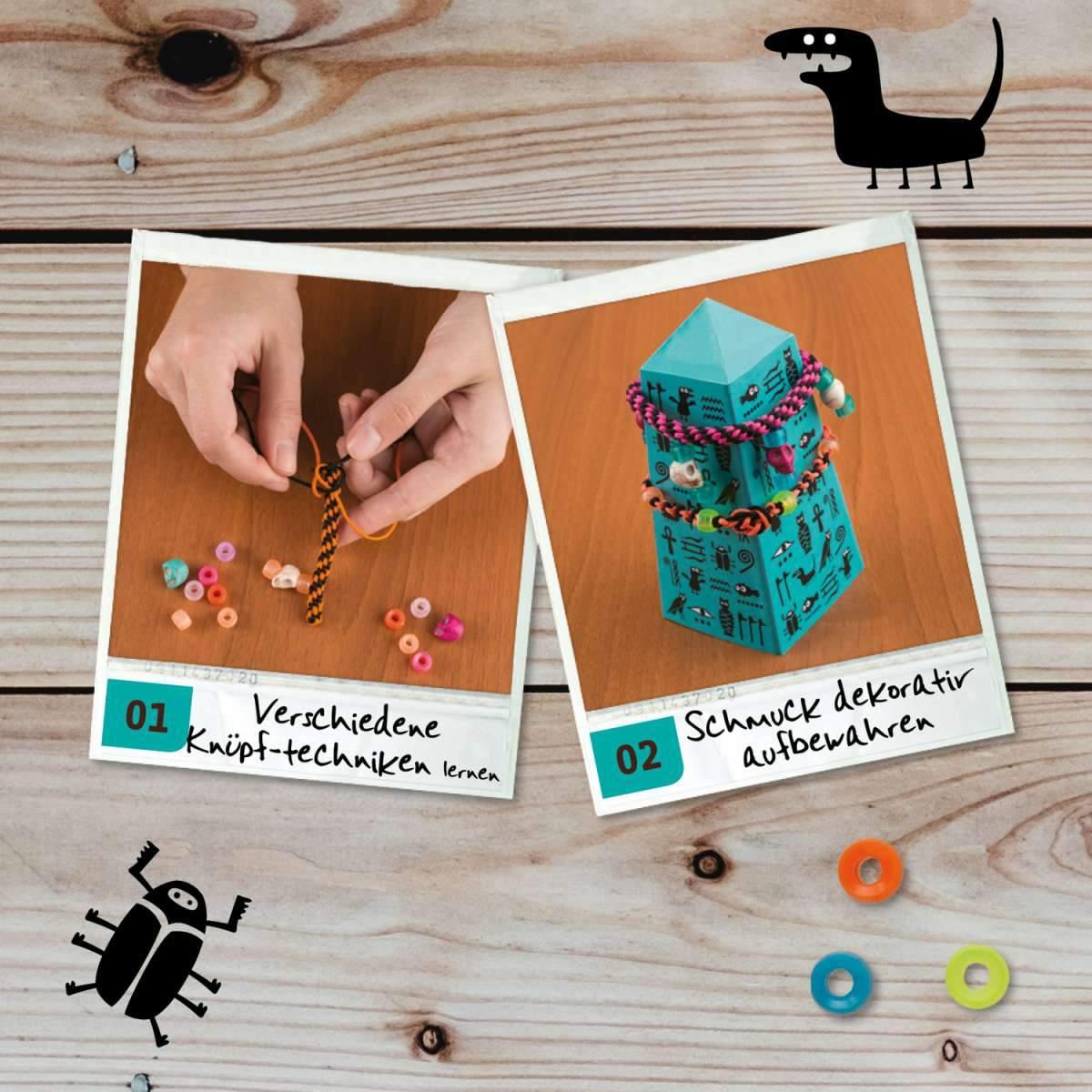 Basteln KOSMOS Armbänder knüpfen
