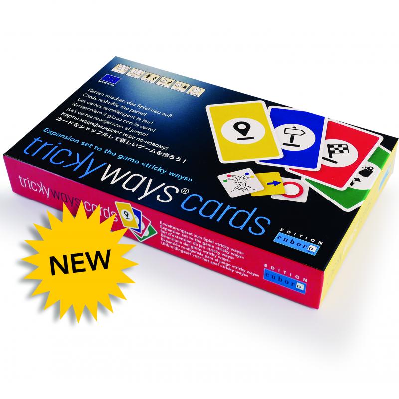 Gesellschaftsspiel CUBORO tricky ways CARDS