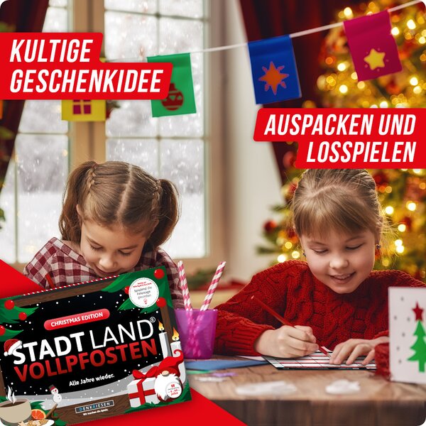 Wissensspiel Denkriesen STADT LAND VOLLPFOSTEN® - Christmas Edition - "Alle Jahre wieder."