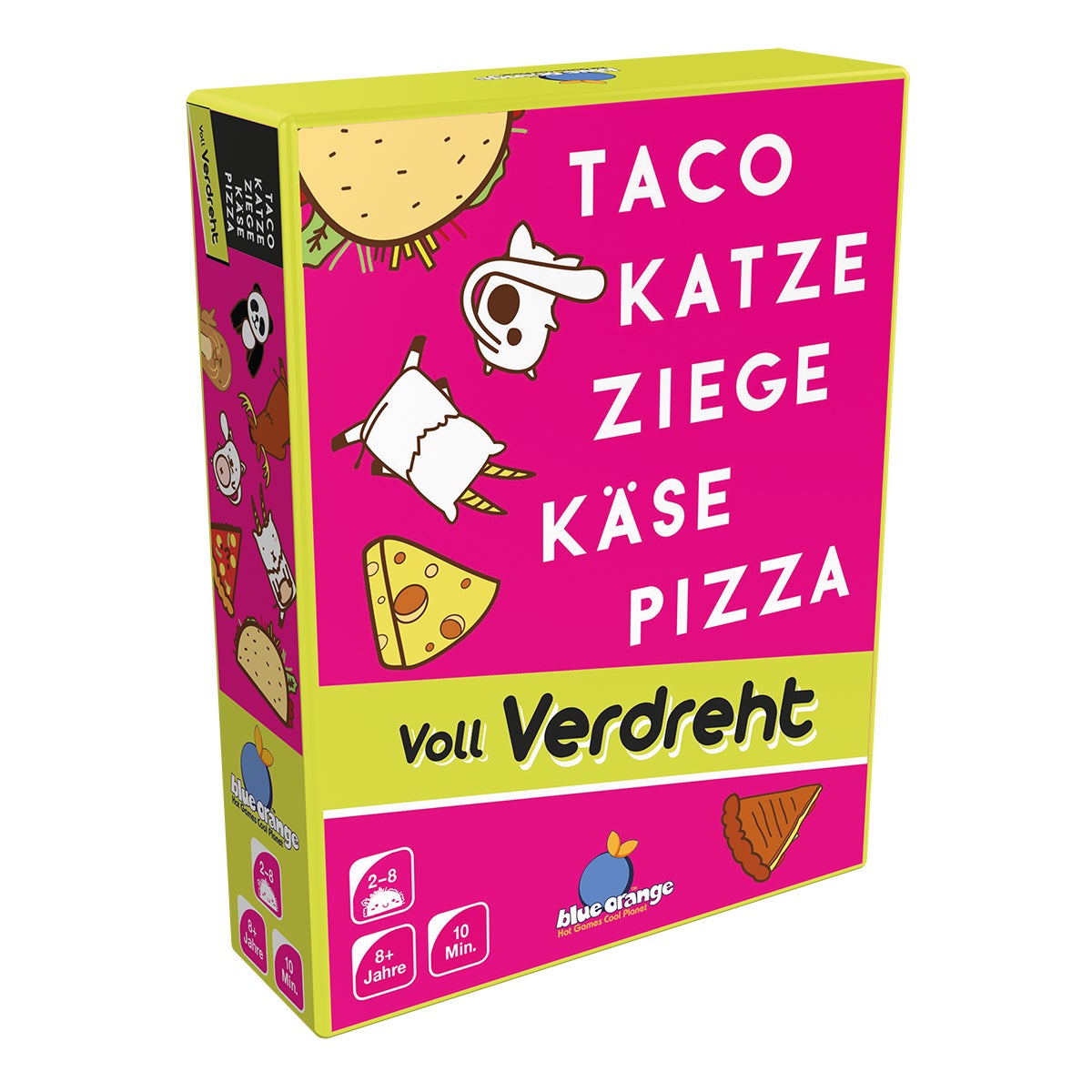 Gesellschaftsspiel Asmodee Taco Katze Ziege Käse Pizza: Voll Verdreht