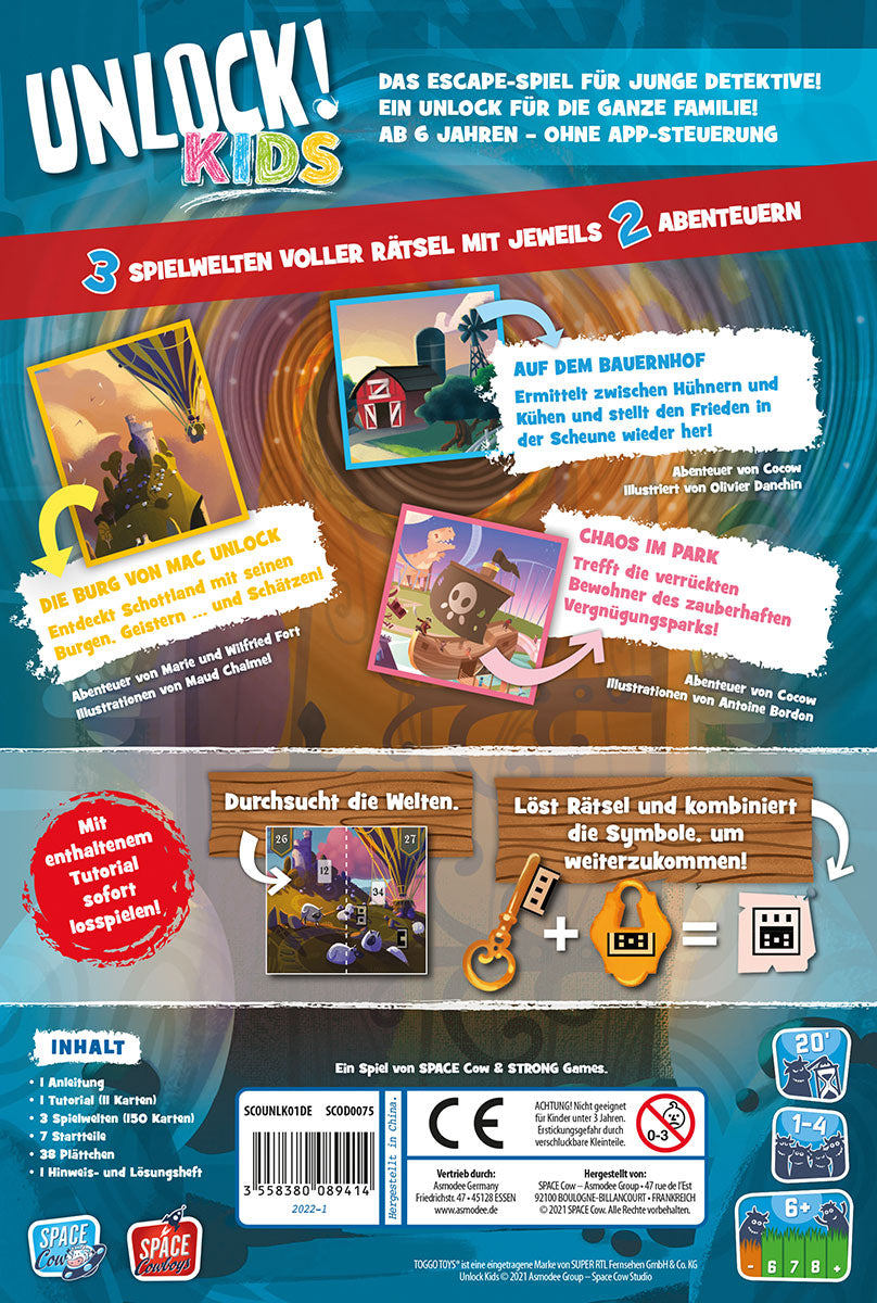Rätselspiel Asmodee Unlock! Kids
