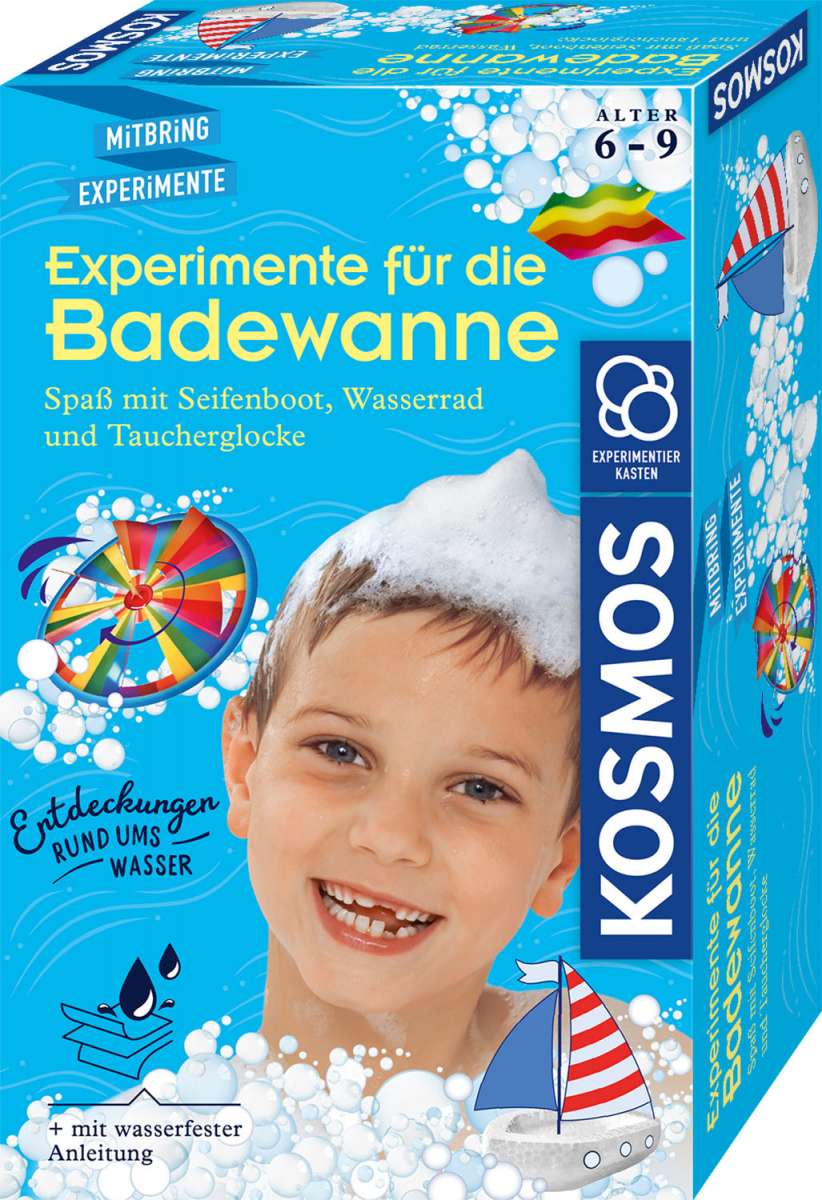 Experimente für die Badewanne