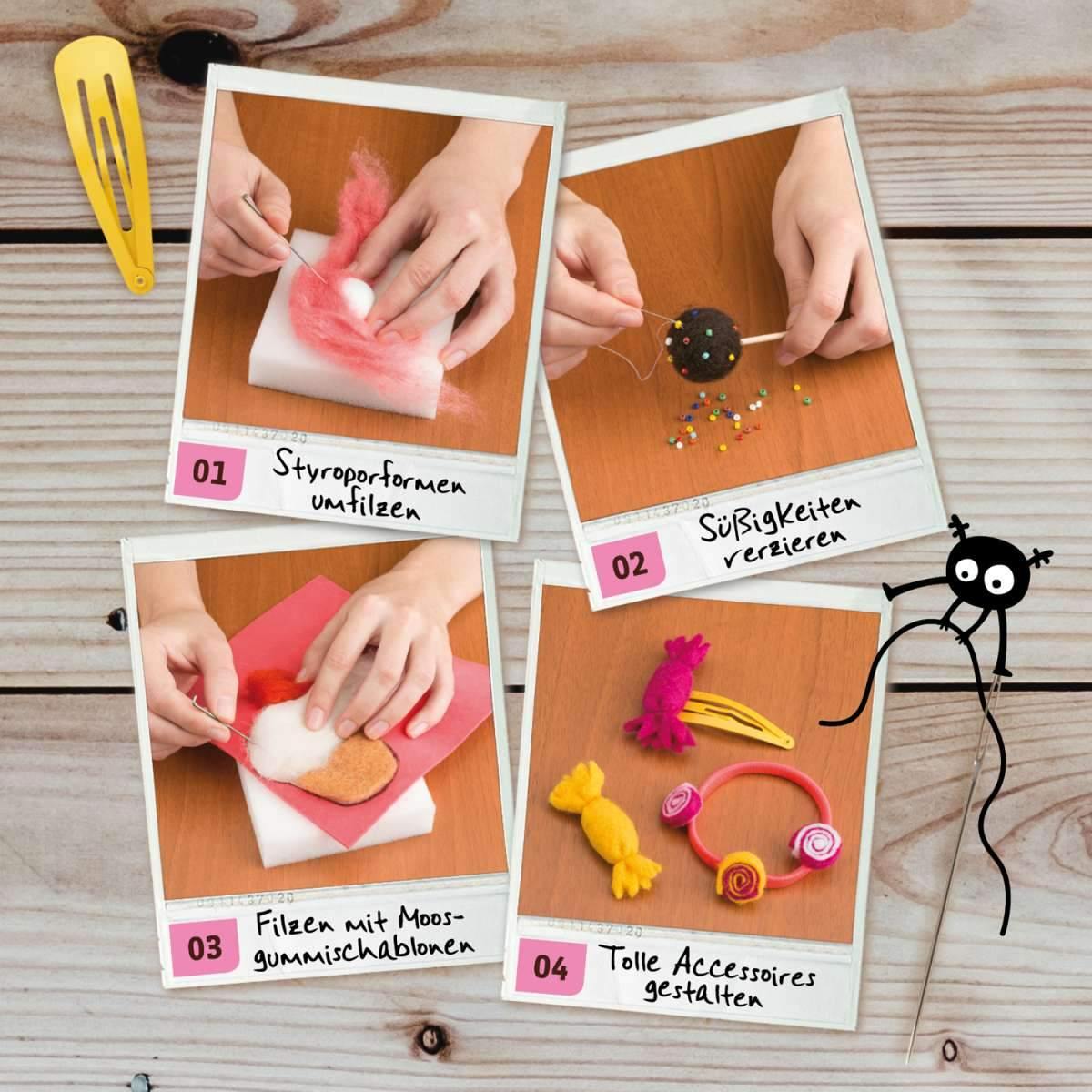 Basteln KOSMOS Bastelbox Filzwerkstatt