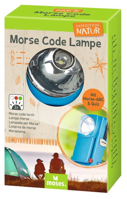 Naturforscher Moses Verlag Expedition Natur Morse Code Lampe