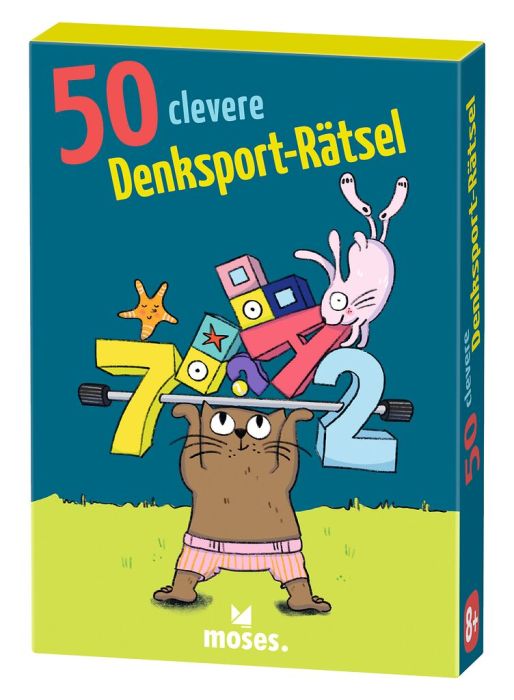 Moses 50 Karten / Pocket Quiz Moses Verlag 50 clevere Denksport-Rätsel